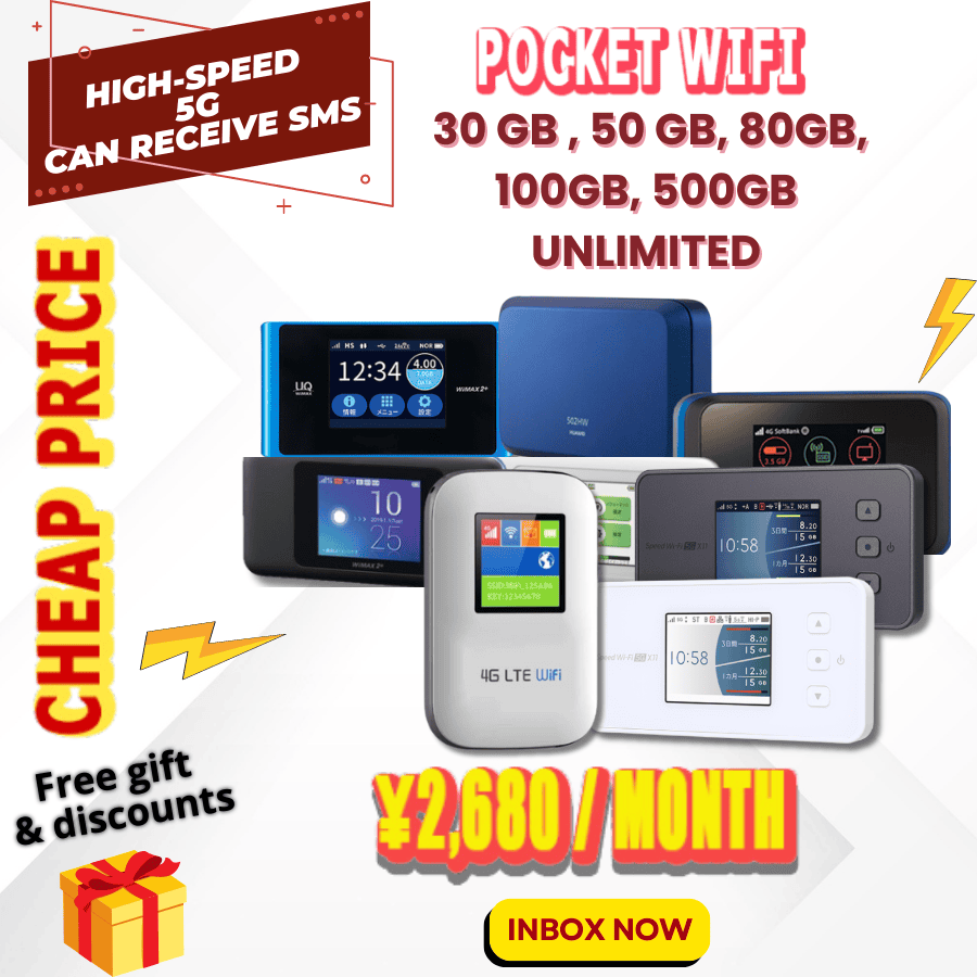 Japan pocket wifi plans